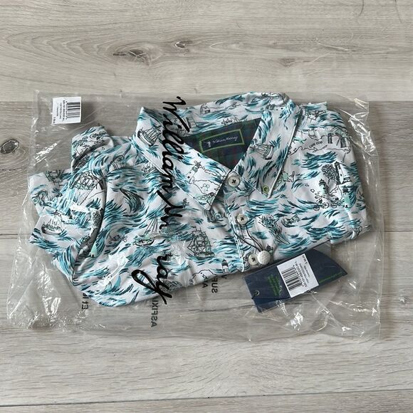 WILLIAM MURRY HIGH TIDE POLO L NWT IN PACKAGING - Picture 2 of 4